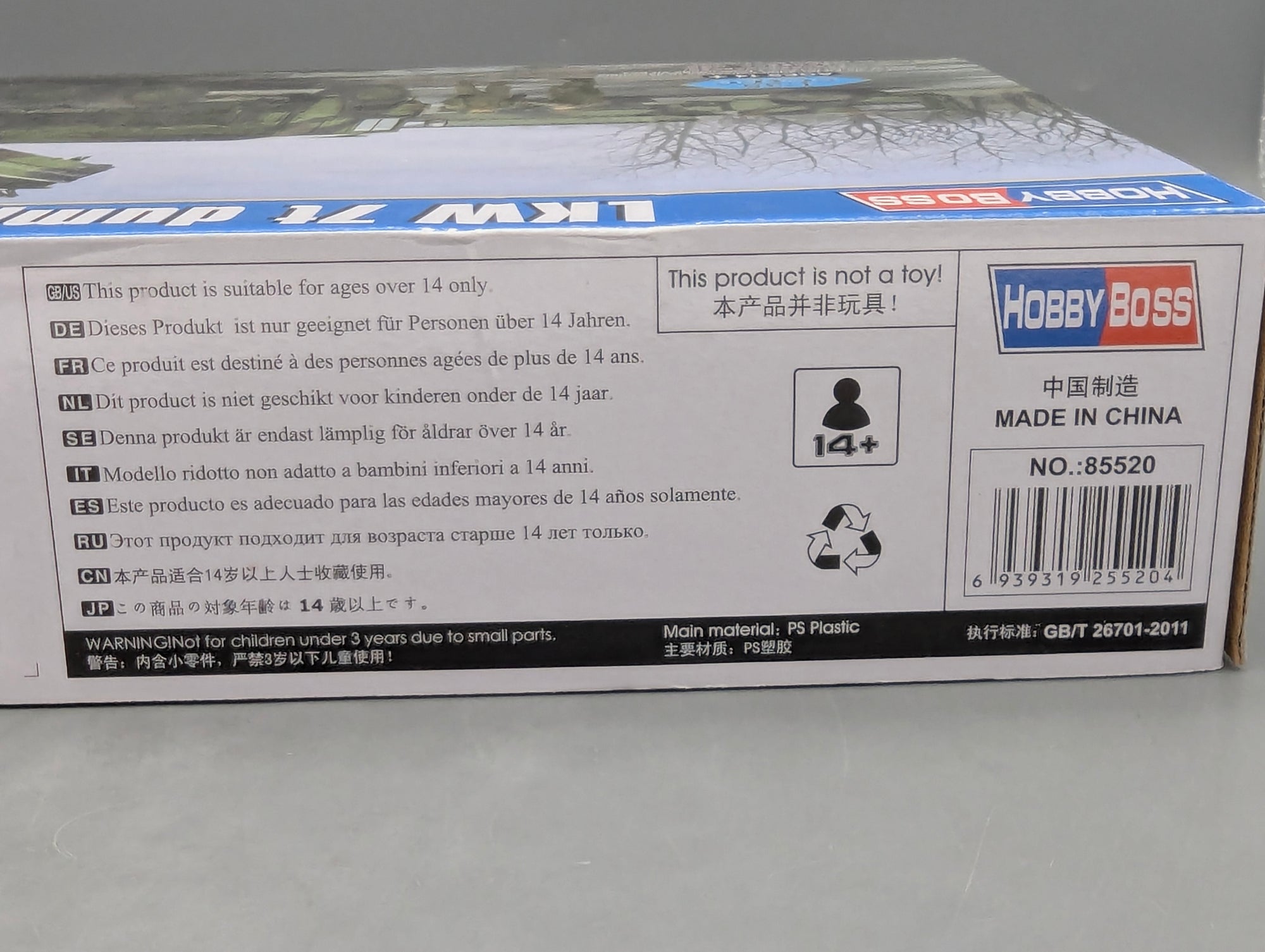 LKW Modell Bausatz 1:35 Hobby Boss 85520 LKW 7t Dump Truck mit OVP
