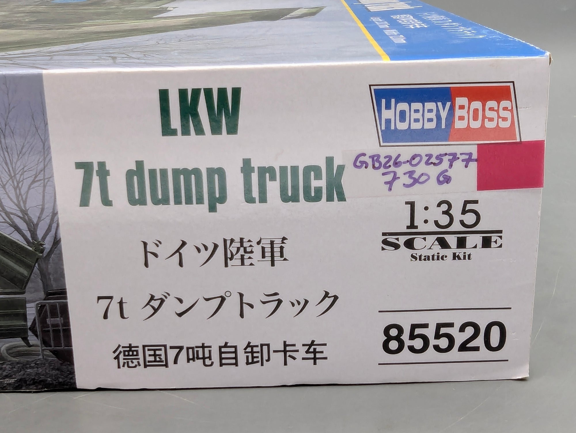 LKW Modell Bausatz 1:35 Hobby Boss 85520 LKW 7t Dump Truck mit OVP