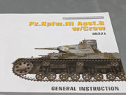 Panzer Modell Bausatz 1:35 MiniArt 35221 Pz.Kpfw.III Ausf.B w/Crew mit OVP