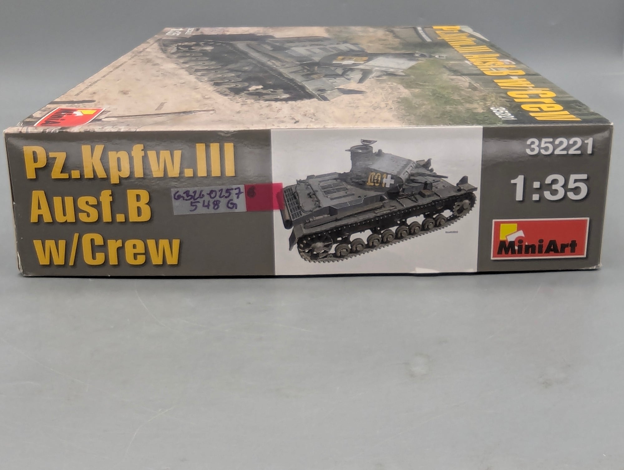 Panzer Modell Bausatz 1:35 MiniArt 35221 Pz.Kpfw.III Ausf.B w/Crew mit OVP