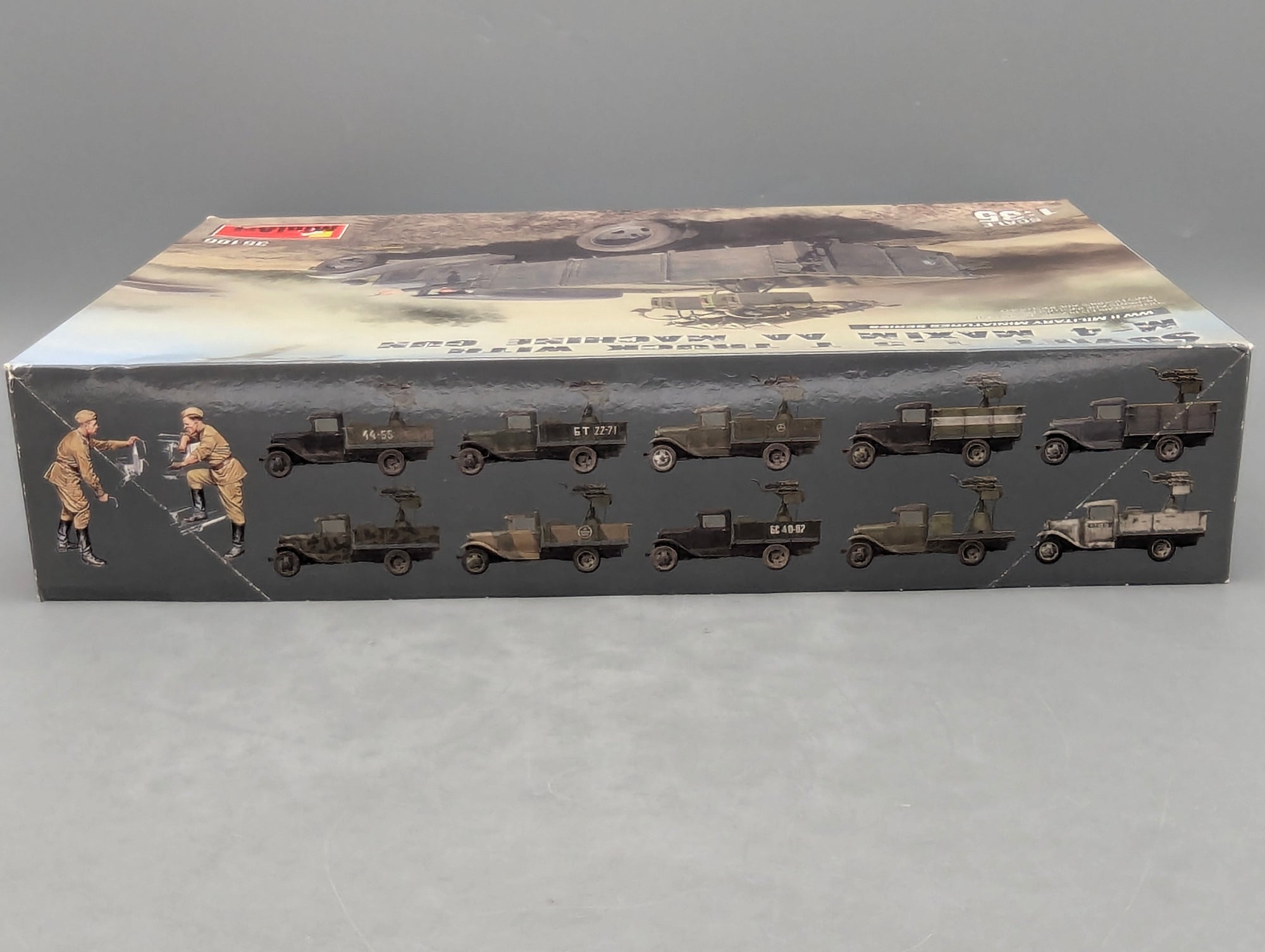 LKW Modell Bausatz 1:35 MiniArt 35186 Soviet 1,5 t Truck w/Gun mit OVP