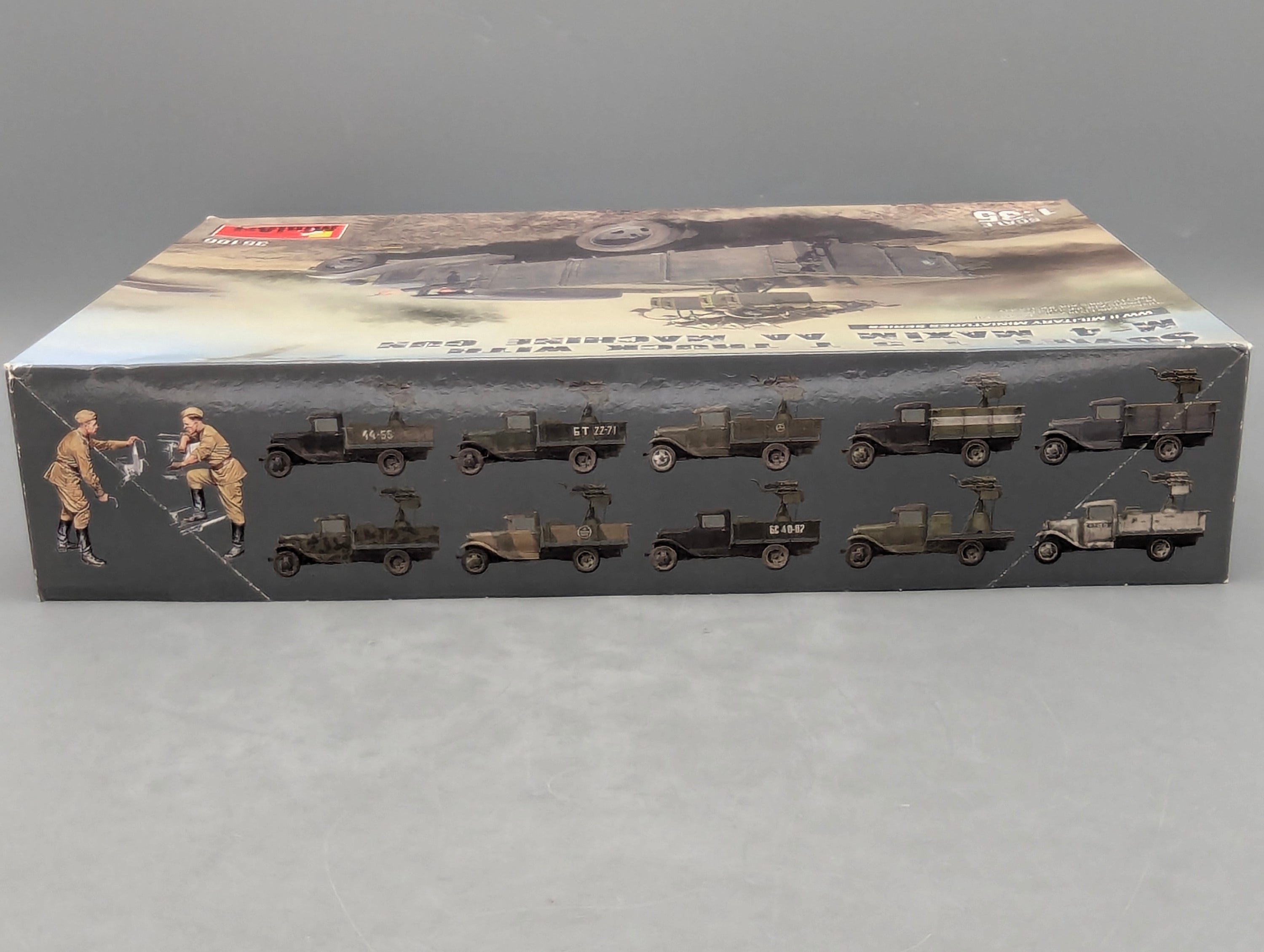 LKW Modell Bausatz 1:35 MiniArt 35186 Soviet 1,5 t Truck w/Gun mit OVP