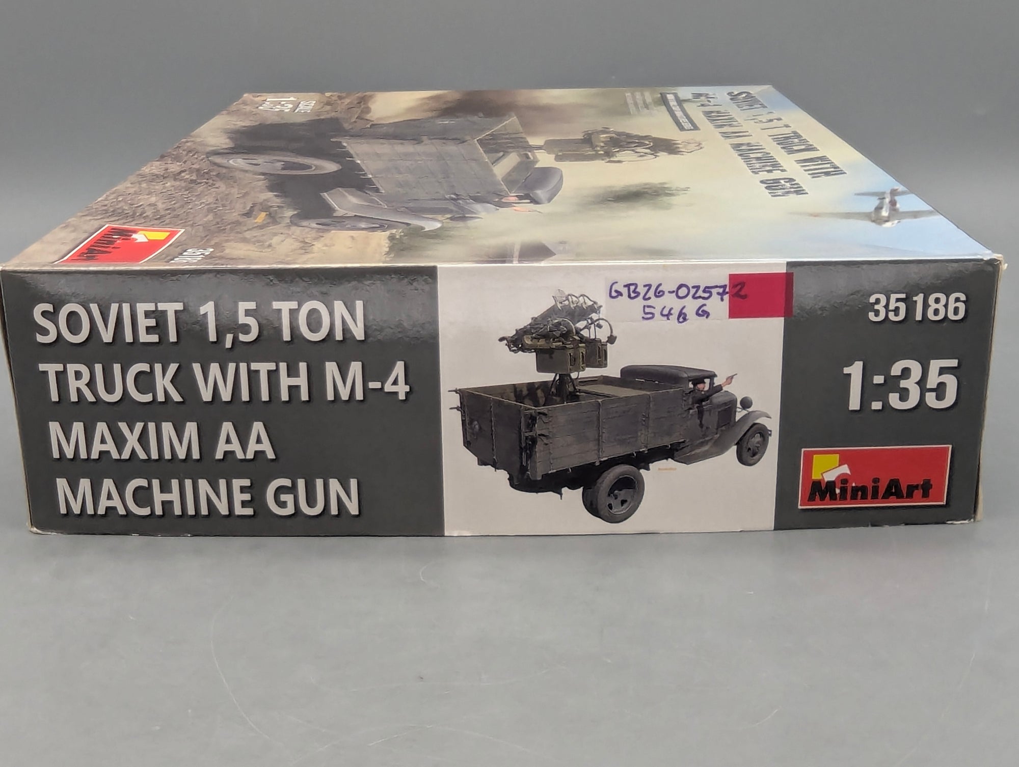 LKW Modell Bausatz 1:35 MiniArt 35186 Soviet 1,5 t Truck w/Gun mit OVP