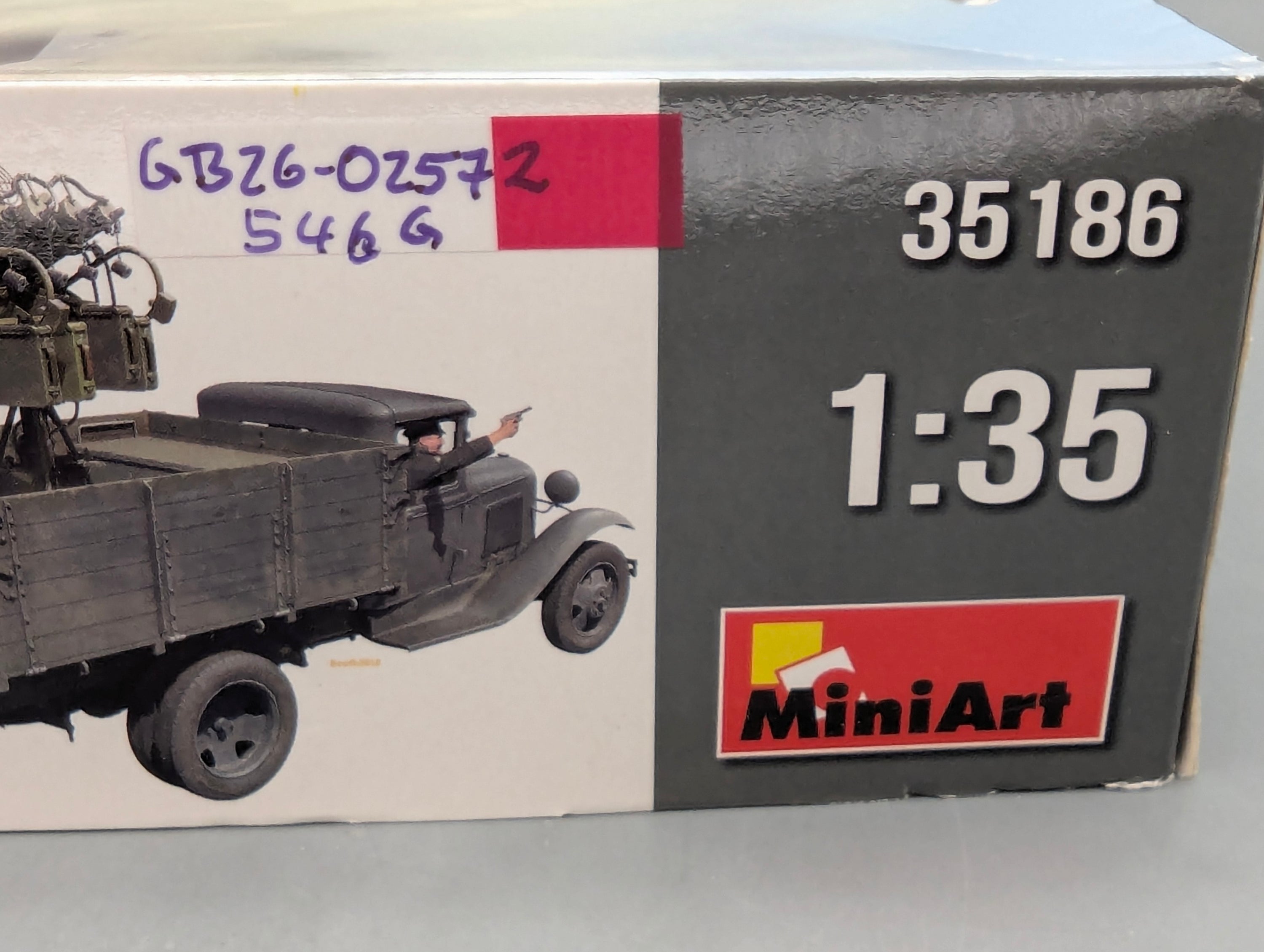 LKW Modell Bausatz 1:35 MiniArt 35186 Soviet 1,5 t Truck w/Gun mit OVP
