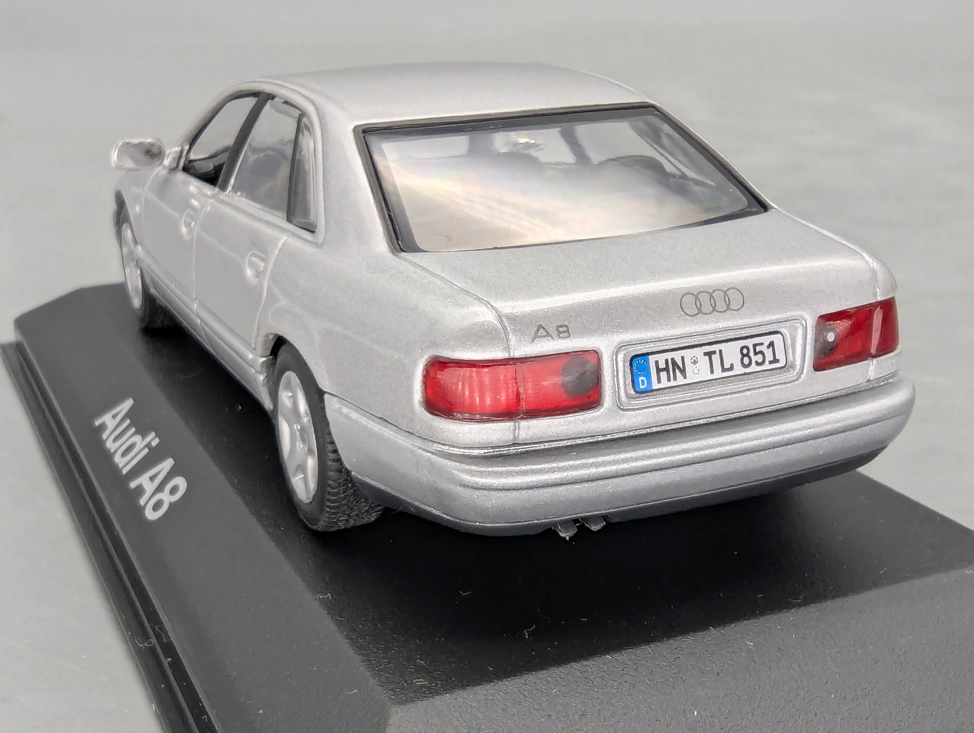 Model Cars 1:43 Minichamps Mercedes Benz SL65 AMG Black Series Silver with original packaging