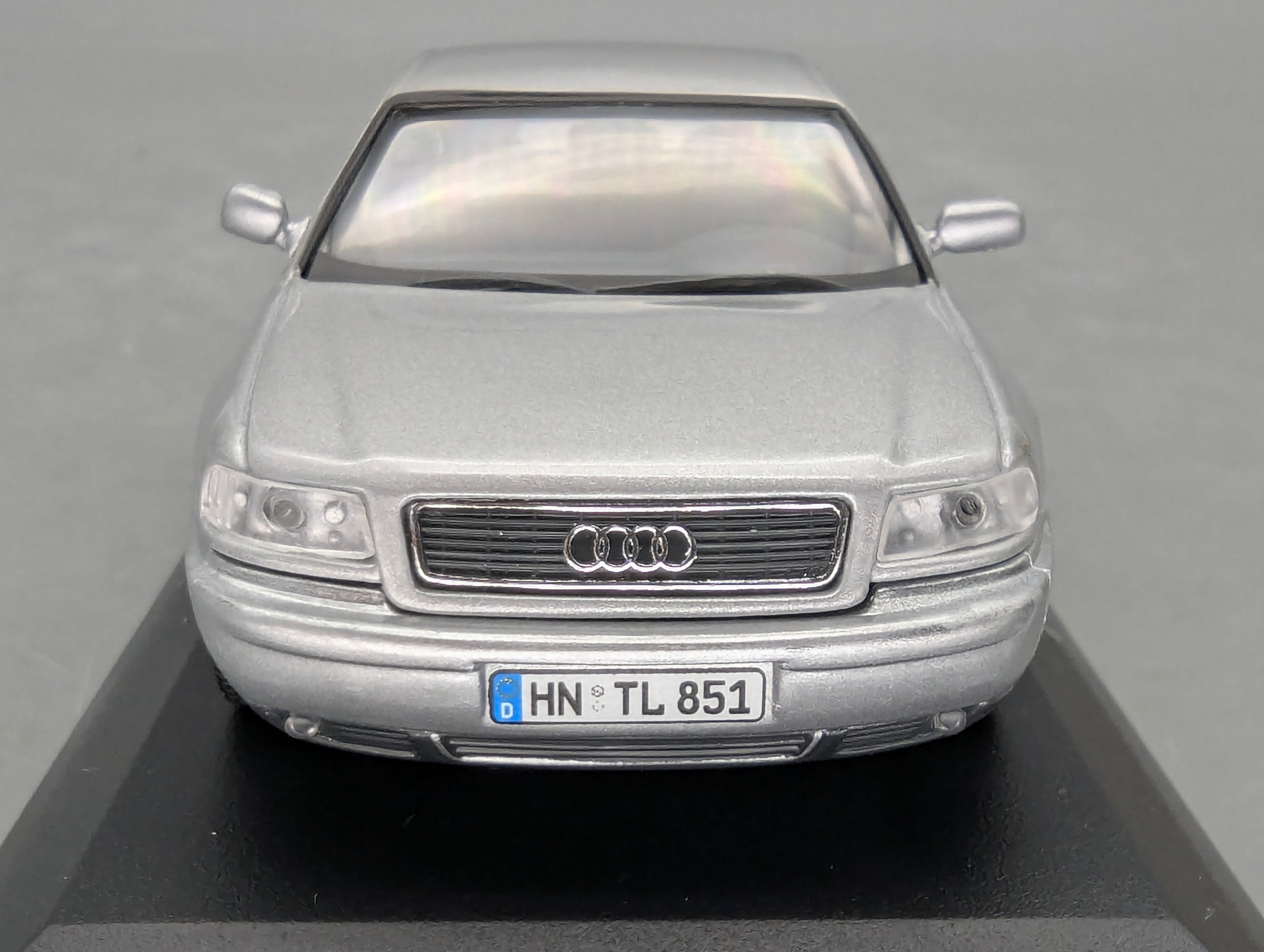 Model Cars 1:43 Minichamps Mercedes Benz SL65 AMG Black Series Silver with original packaging