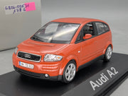 Modellautos 1:43 Minichamps Audi A2 Jaipurrot mit Dealer OVP