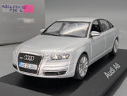 Modellautos 1:43 Minichamps Audi A6 Eissilber Metallic mit Dealer OVP