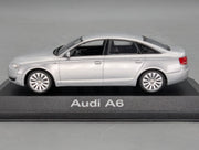 Modellautos 1:43 Minichamps Audi A6 Eissilber Metallic mit Dealer OVP