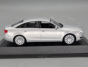 Modellautos 1:43 Minichamps Audi A6 Eissilber Metallic mit Dealer OVP