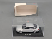 Modellautos 1:43 Minichamps Audi A6 Eissilber Metallic mit Dealer OVP