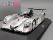Modellautos 1:43 Minichamps Audi R8 24h Le Mans 2000 Silber #7 mit Dealer OVP