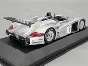 Modellautos 1:43 Minichamps Audi R8 24h Le Mans 2000 Silber #7 mit Dealer OVP