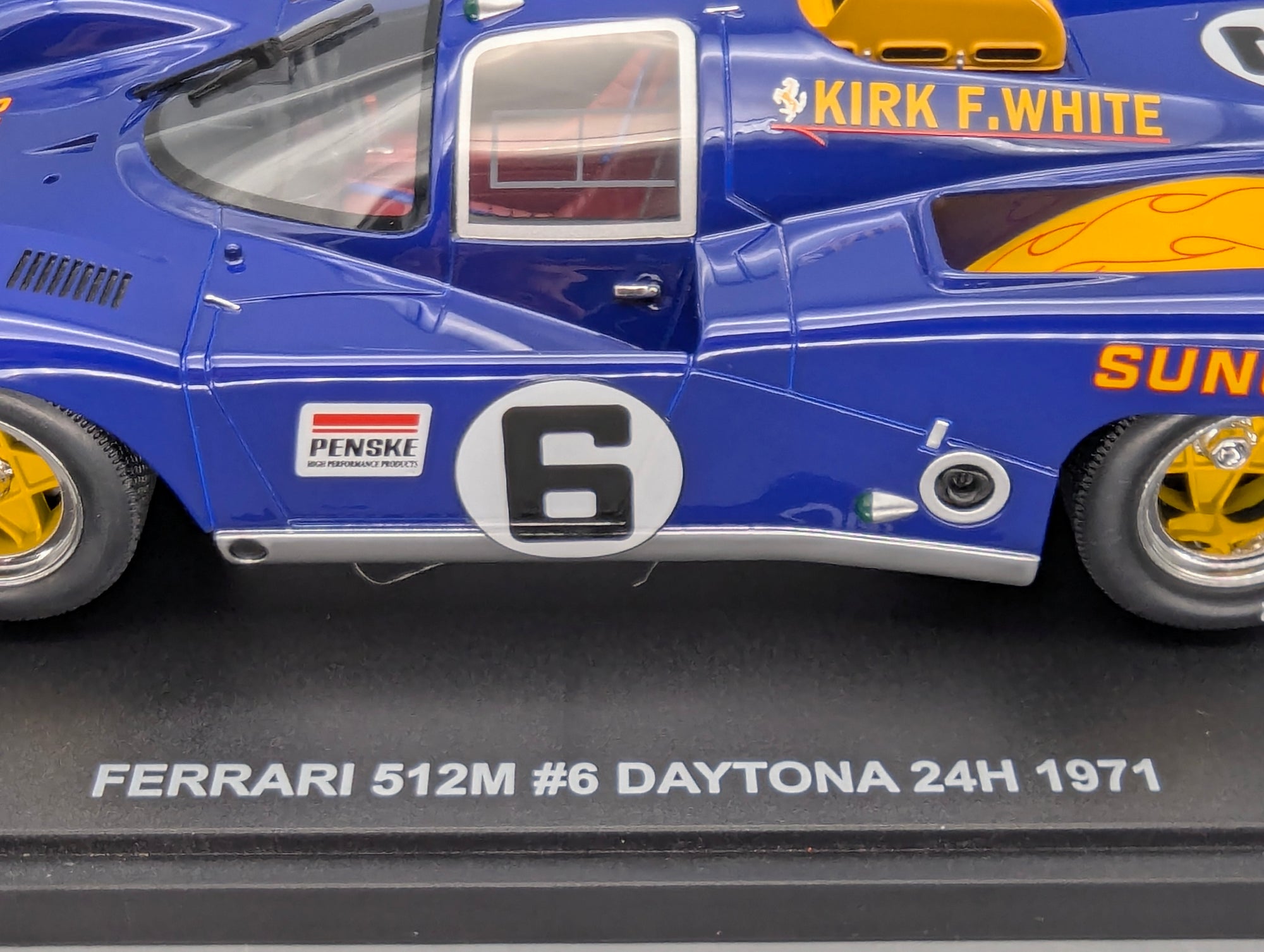 Modellautos 1:18 Werk83 Ferrari 512M 24h Daytona 1971 #6 mit OVP