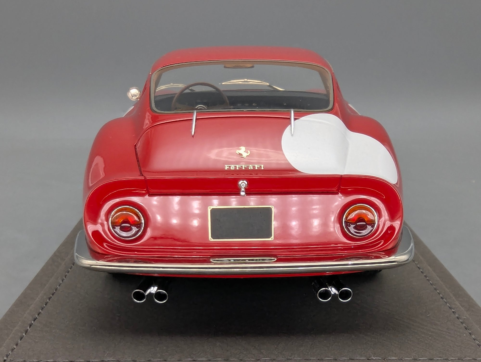 Modellautos 1:18 BBR Ferrari 275 GTB 1966 Press Version Ltd 10/10 Lederplatte Vitrine OVP