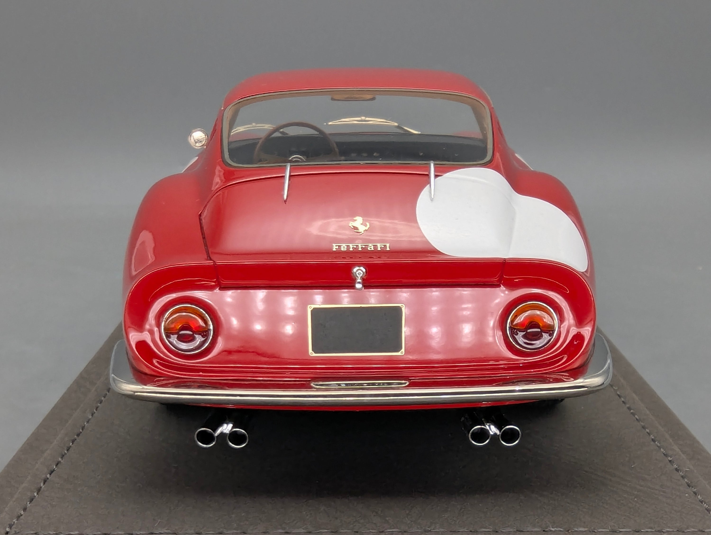 Modellautos 1:18 BBR Ferrari 275 GTB 1966 Press Version Ltd 10/10 Lederplatte Vitrine OVP