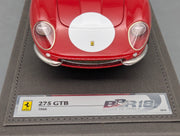Modellautos 1:18 BBR Ferrari 275 GTB 1966 Press Version Ltd 10/10 Lederplatte Vitrine OVP