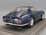 Modellautos 1:18 BBR Ferrari 275 GTB4 1966 Dark Blue Ltd 01/10 Lederplatte Vitrine OVP