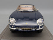 Modellautos 1:18 BBR Ferrari 275 GTB4 1966 Dark Blue Ltd 01/10 Lederplatte Vitrine OVP