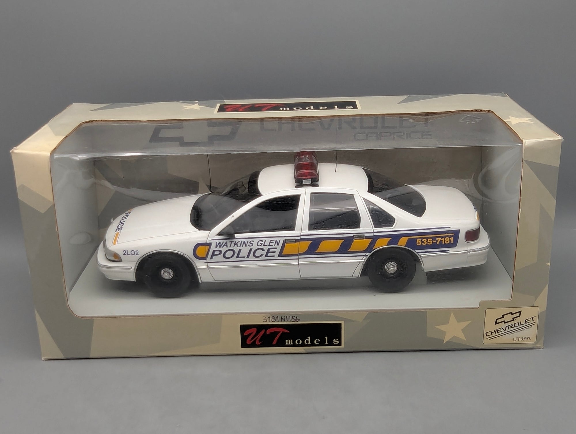 Modellautos 1:18 UT Models 21028 Chevrolet Caprice Watkins Glen Police mit OVP