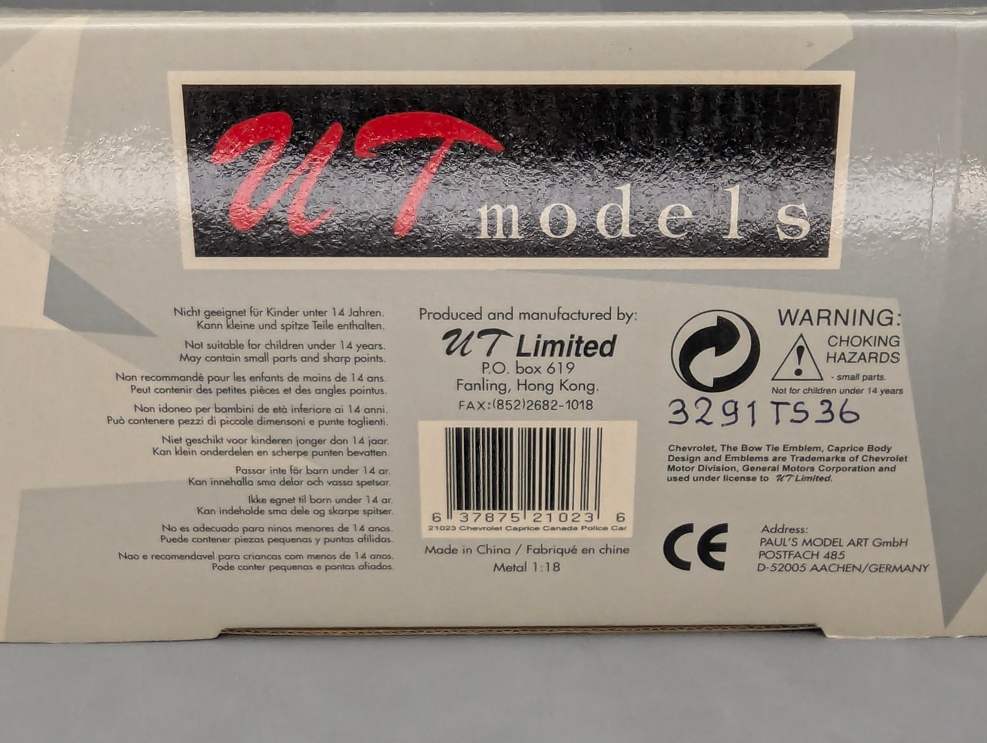 Model Cars 1:18 TSM Bentley Continental GT3 Goodwood 2013 #7 with original packaging
