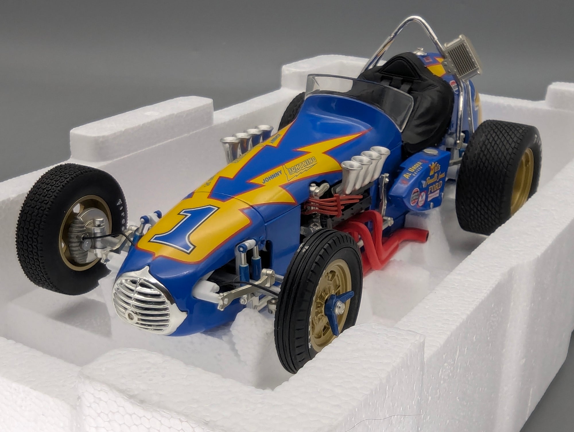Modellautos 1:18 GMP 7626 Ford Special Dirt Champ #1 Al Unser mit OVP