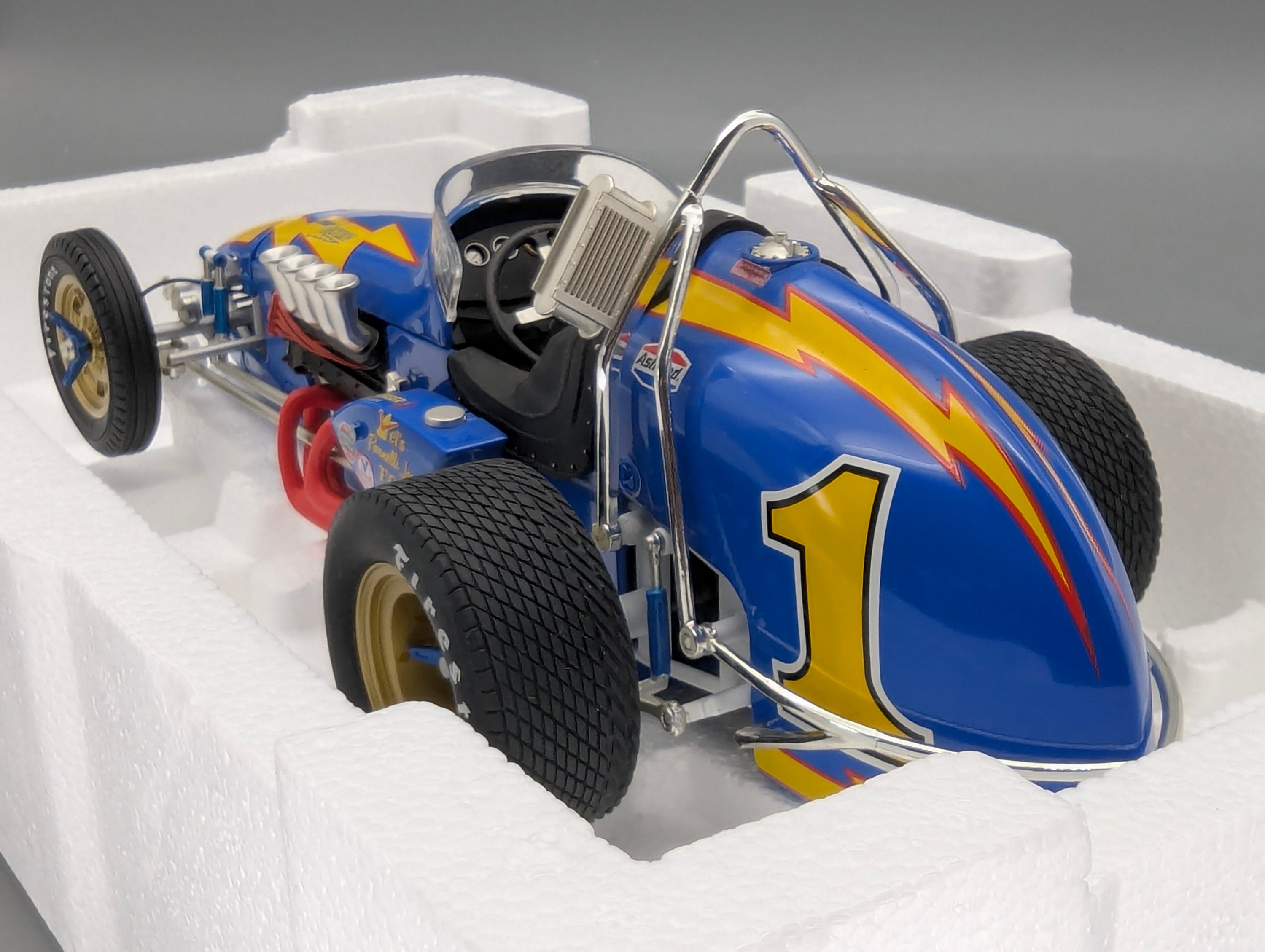 Modellautos 1:18 GMP 7626 Ford Special Dirt Champ #1 Al Unser mit OVP