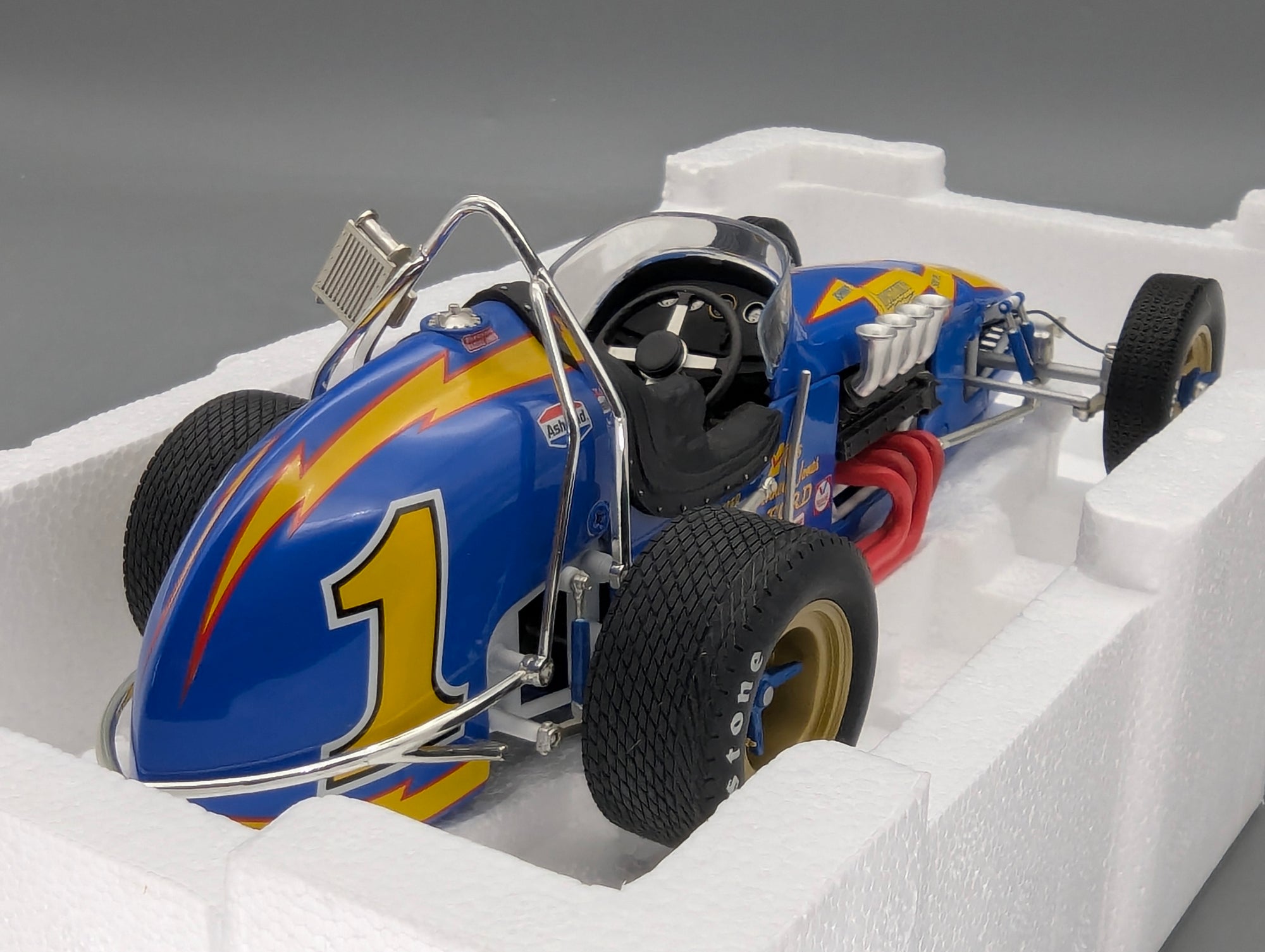 Modellautos 1:18 GMP 7626 Ford Special Dirt Champ #1 Al Unser mit OVP