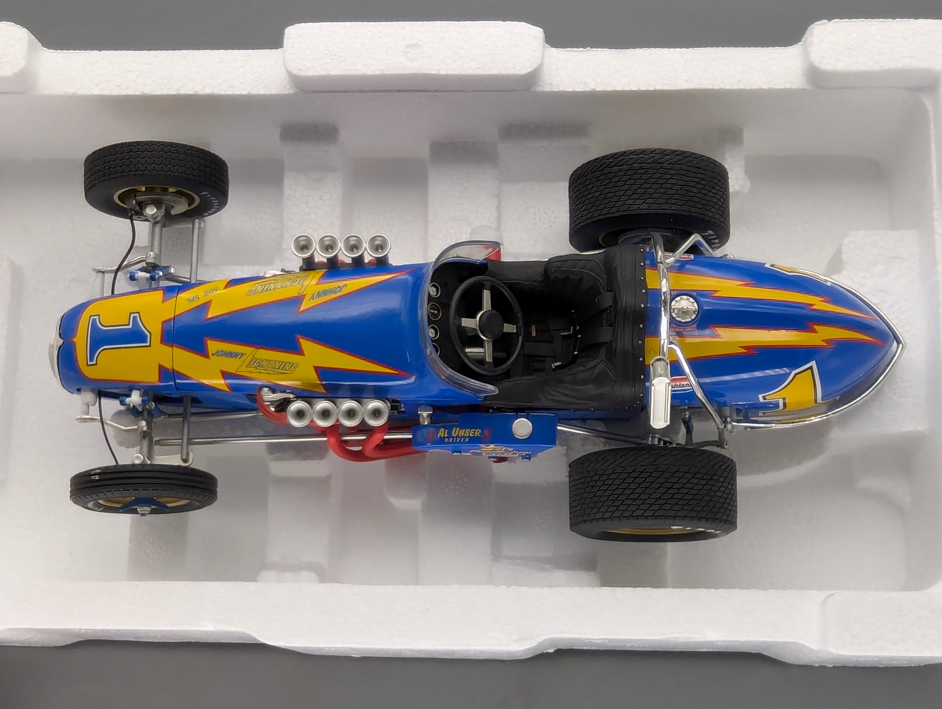 Modellautos 1:18 GMP 7626 Ford Special Dirt Champ #1 Al Unser mit OVP