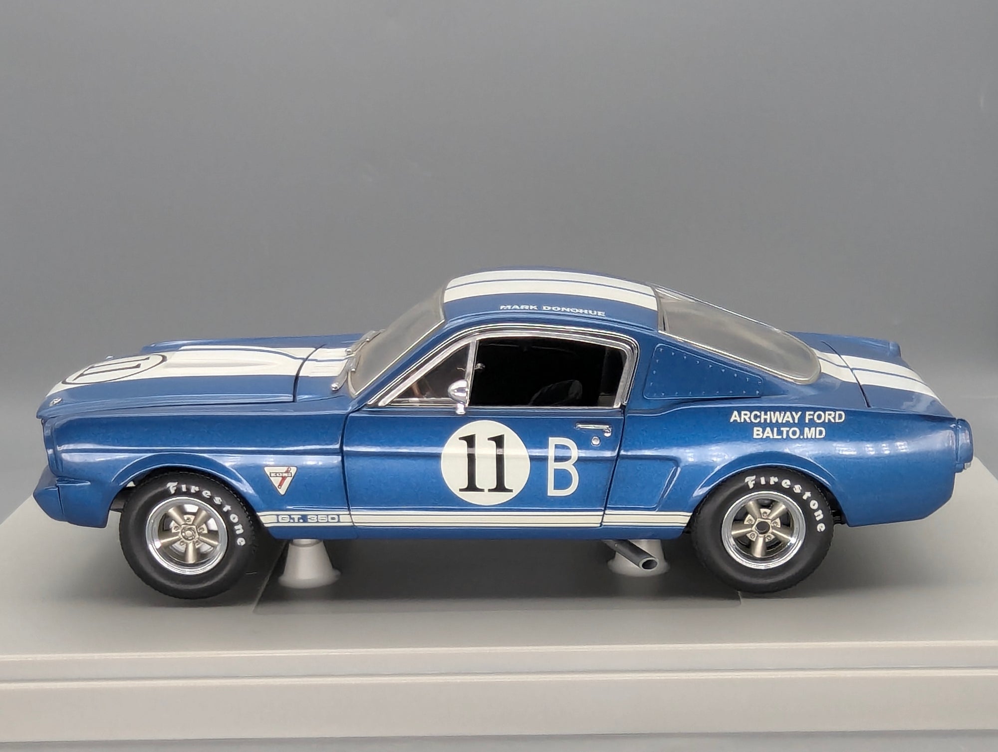Modellautos 1:18 GMP 1101 Ford Shelby Mustang G.T. 350 R #11B Donohue mit OVP