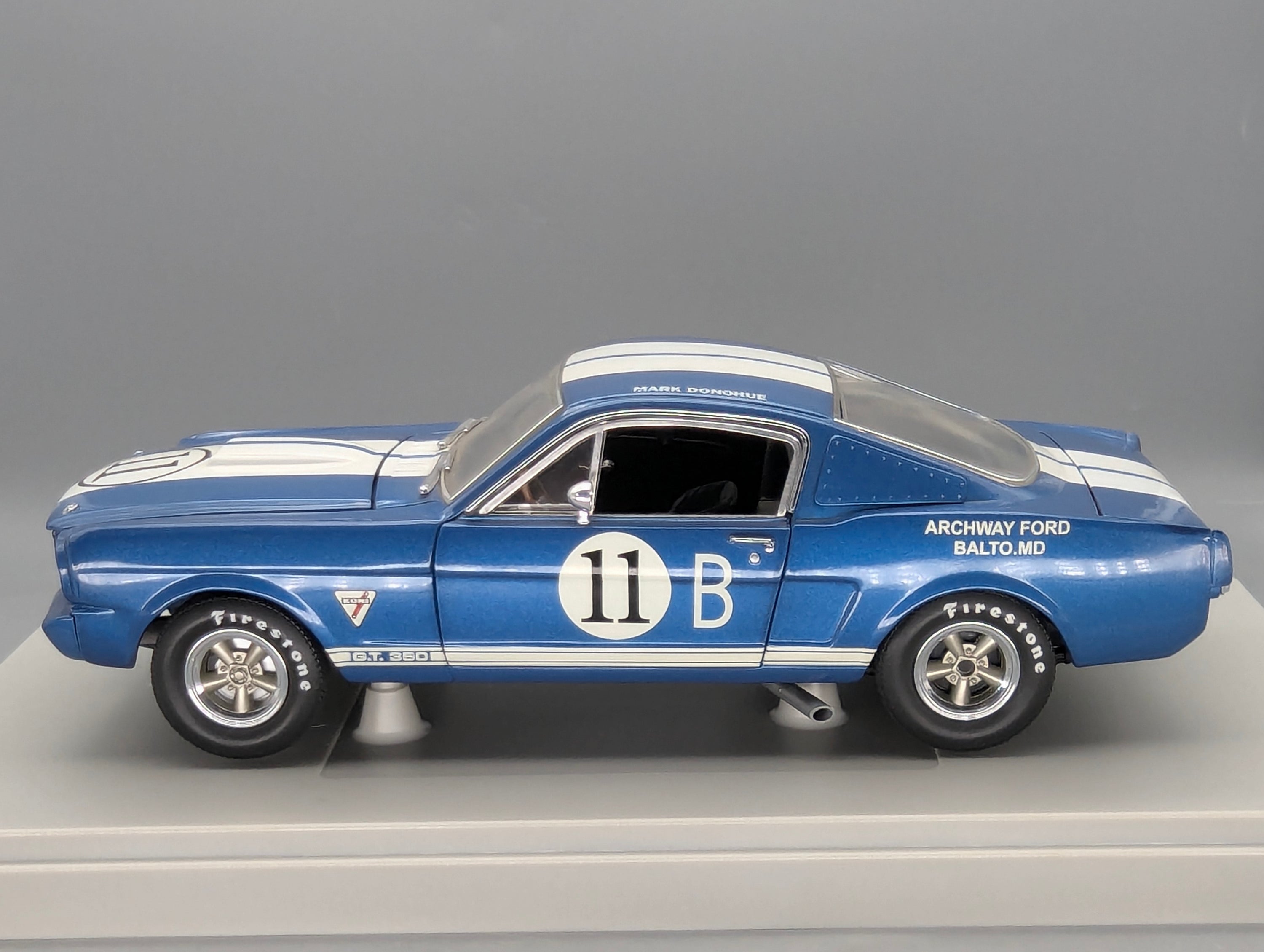 Modellautos 1:18 GMP 1101 Ford Shelby Mustang G.T. 350 R #11B Donohue mit OVP