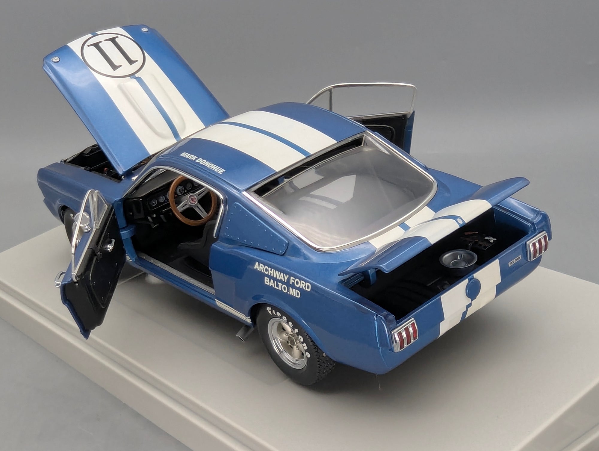 Modellautos 1:18 GMP 1101 Ford Shelby Mustang G.T. 350 R #11B Donohue mit OVP