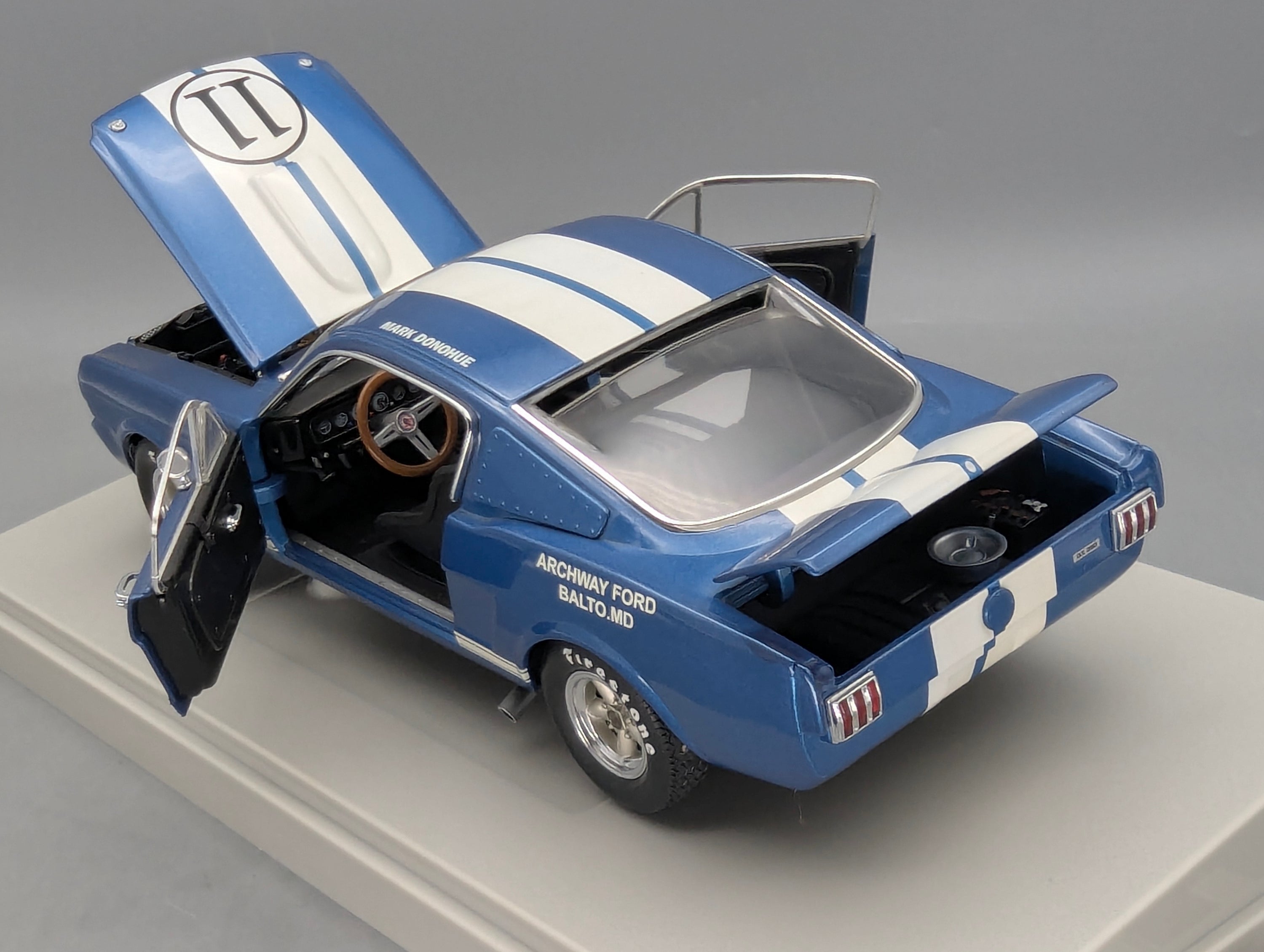 Modellautos 1:18 GMP 1101 Ford Shelby Mustang G.T. 350 R #11B Donohue mit OVP