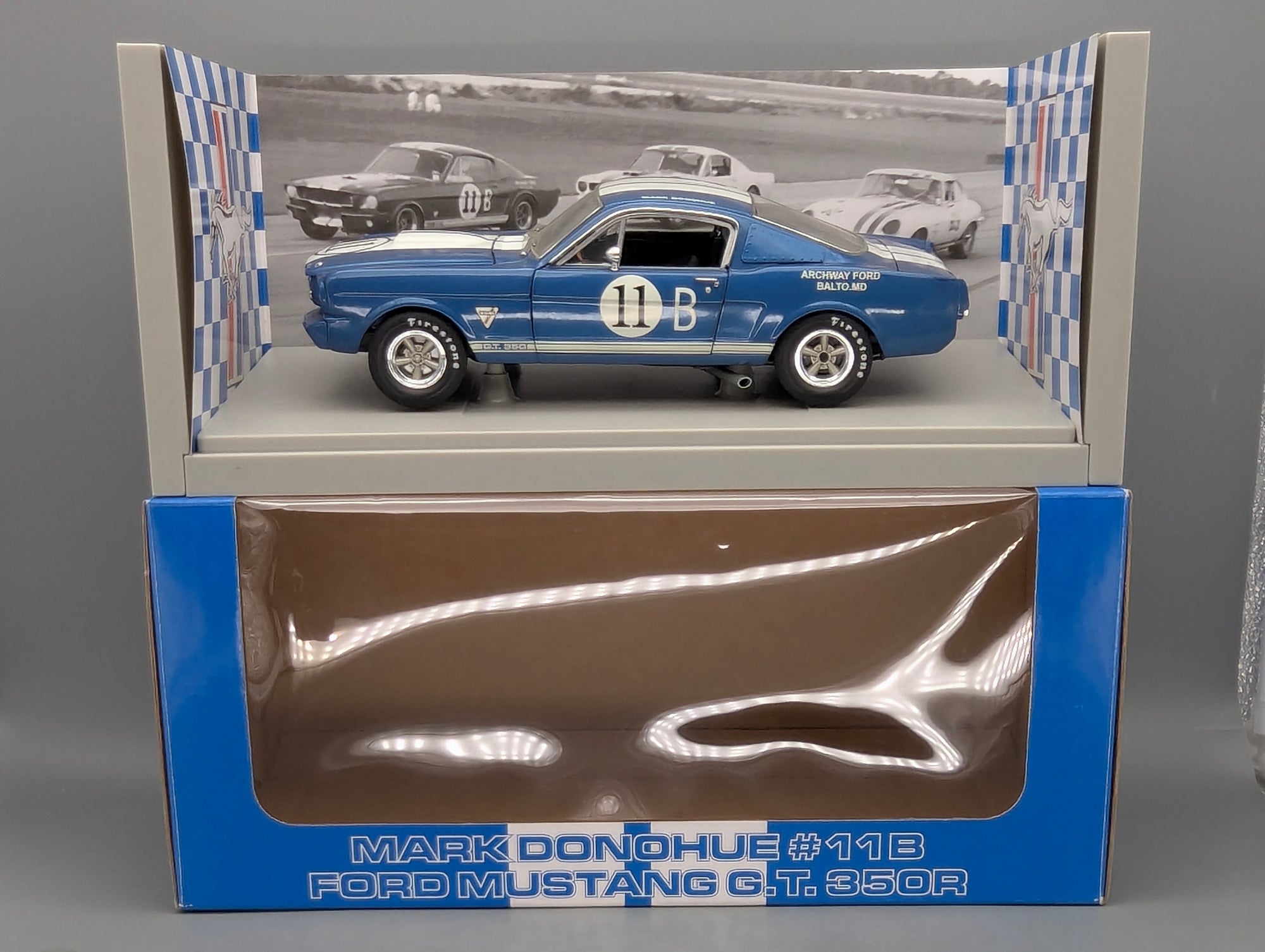 Modellautos 1:18 GMP 1101 Ford Shelby Mustang G.T. 350 R #11B Donohue mit OVP