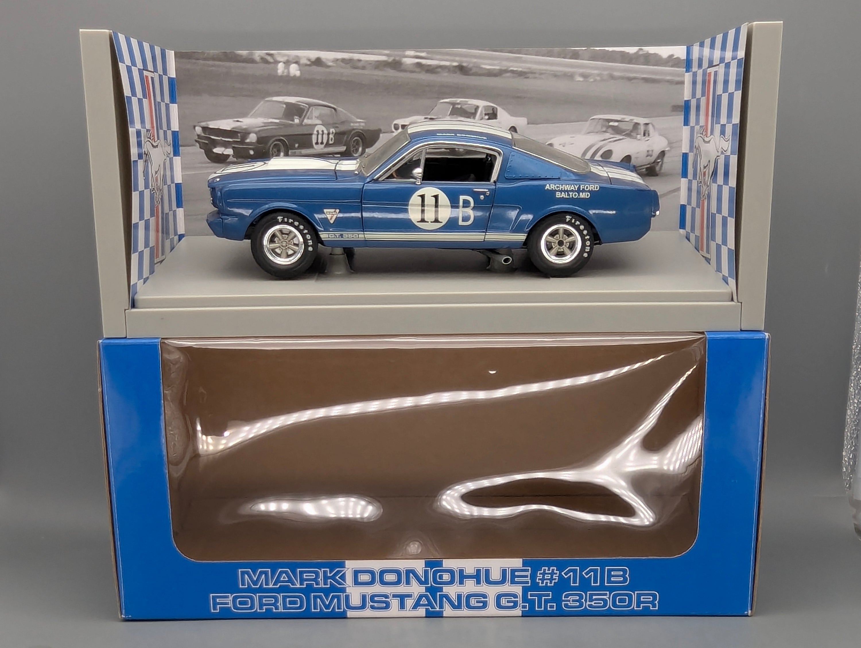 Modellautos 1:18 GMP 1101 Ford Shelby Mustang G.T. 350 R #11B Donohue mit OVP