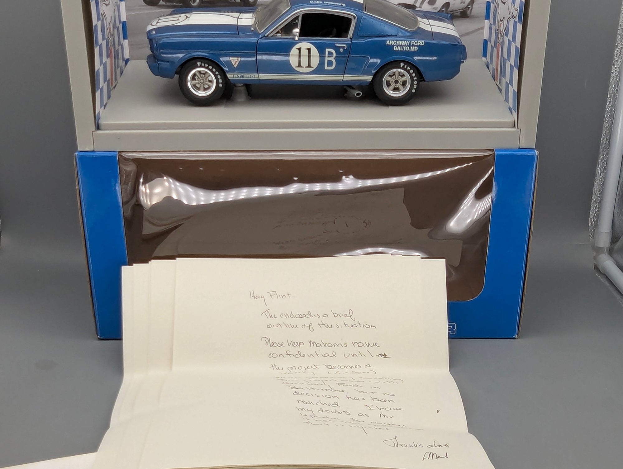 Modellautos 1:18 GMP 1101 Ford Shelby Mustang G.T. 350 R #11B Donohue mit OVP