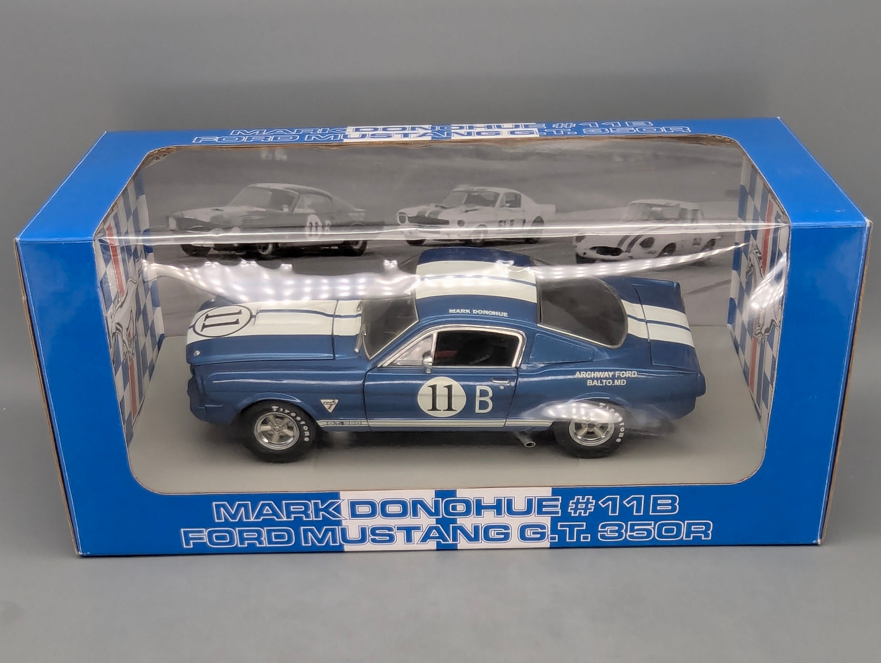 Modellautos 1:18 GMP 1101 Ford Shelby Mustang G.T. 350 R #11B Donohue mit OVP