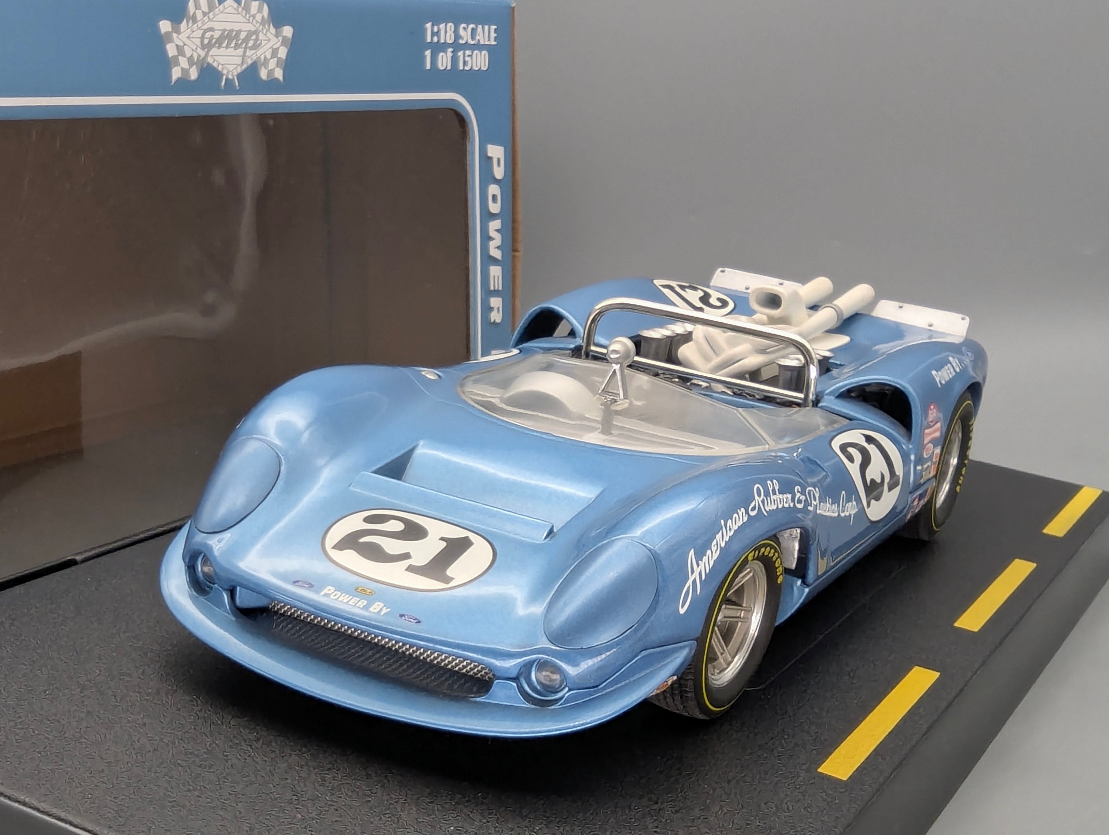 Modellautos 1:18 GMP 12006P Lola T70 1967 #21 Parnelli Jones mit OVP