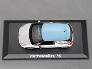 Modellautos 1:43 Norev Citroen DS3 Weiß mit blauem Dach 2010 Faurecia mit OVP