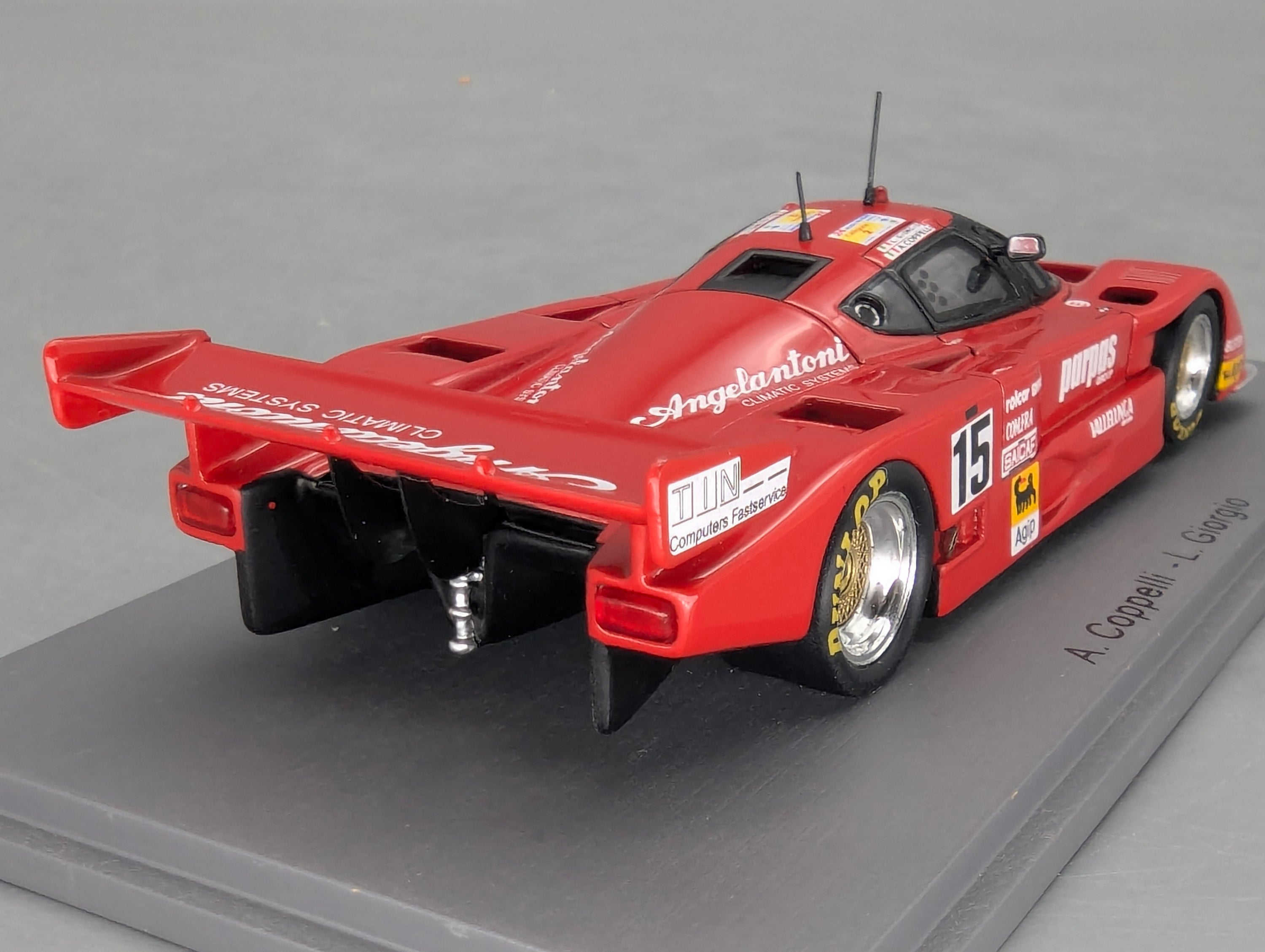 Coches a escala 1:43 Spark SB660 BMW 635 CSi 24h Spa 1985 #3 con embalaje original