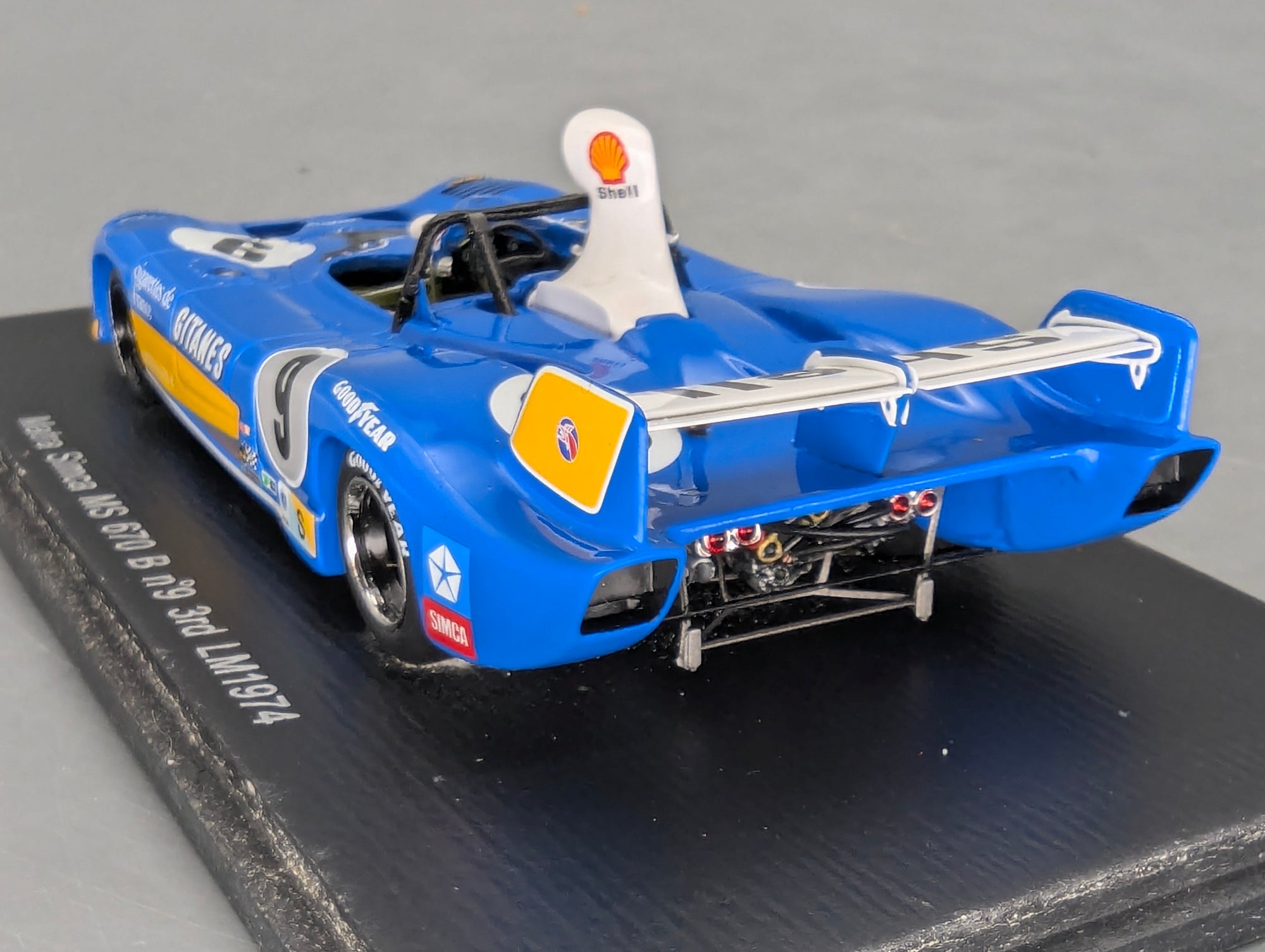 Modellautos 1:43 Spark S3554 Matra Simca MS 670 B Dritter 24h Le Mans 1974 #9 OVP