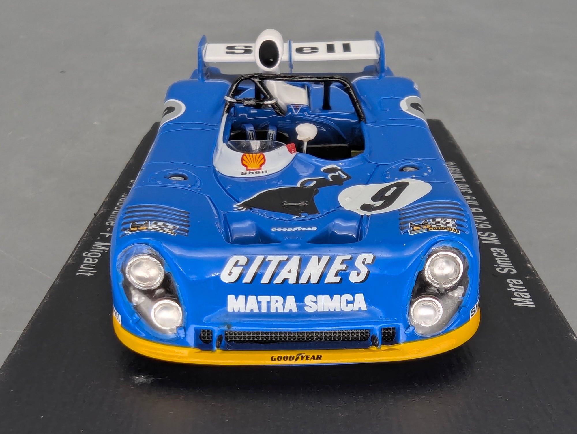 Modellautos 1:43 Spark S3554 Matra Simca MS 670 B Dritter 24h Le Mans 1974 #9 OVP