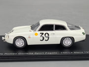 Modellautos 1:43 Spark S9050 Alfa Romeo Giulietta Sport Zagato 24h Le Mans 1962 #39 OVP