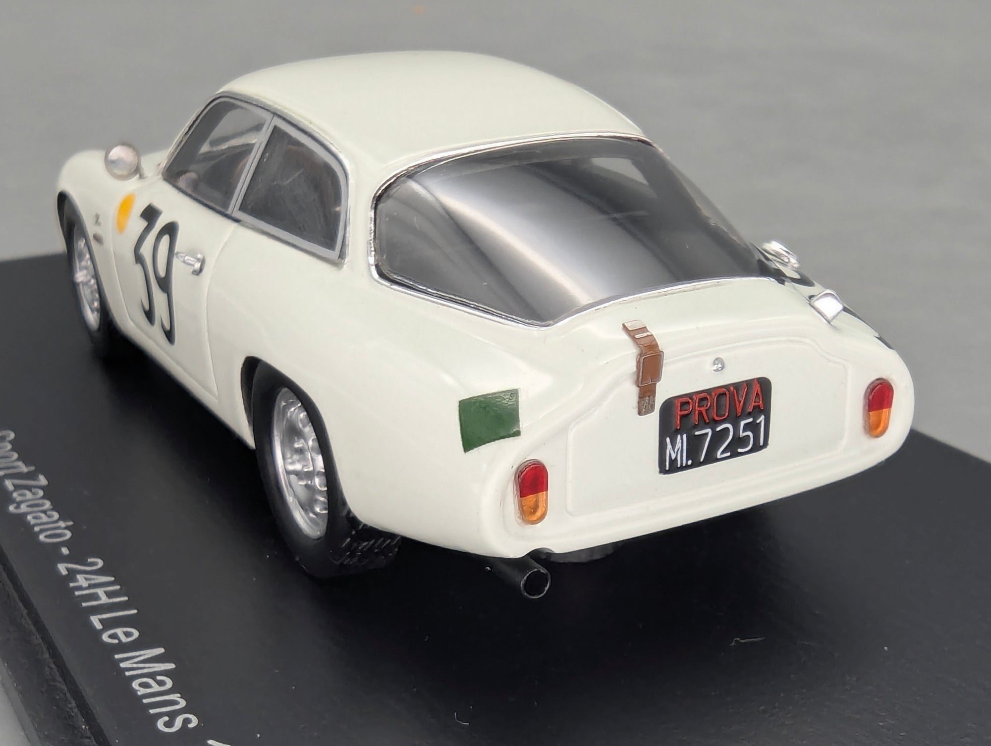 Modellautos 1:43 Spark S9050 Alfa Romeo Giulietta Sport Zagato 24h Le Mans 1962 #39 OVP