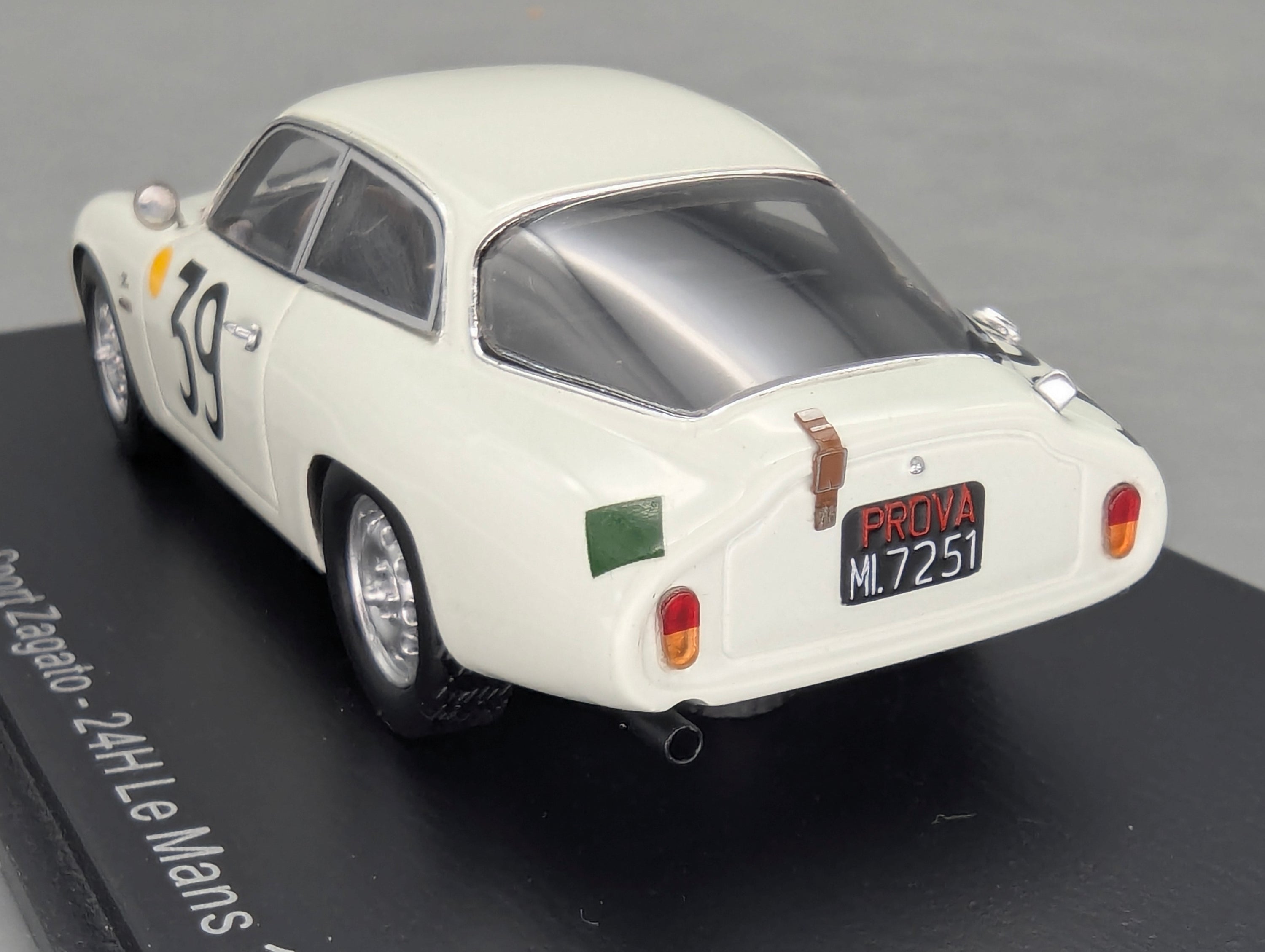 Modellautos 1:43 Spark S9050 Alfa Romeo Giulietta Sport Zagato 24h Le Mans 1962 #39 OVP