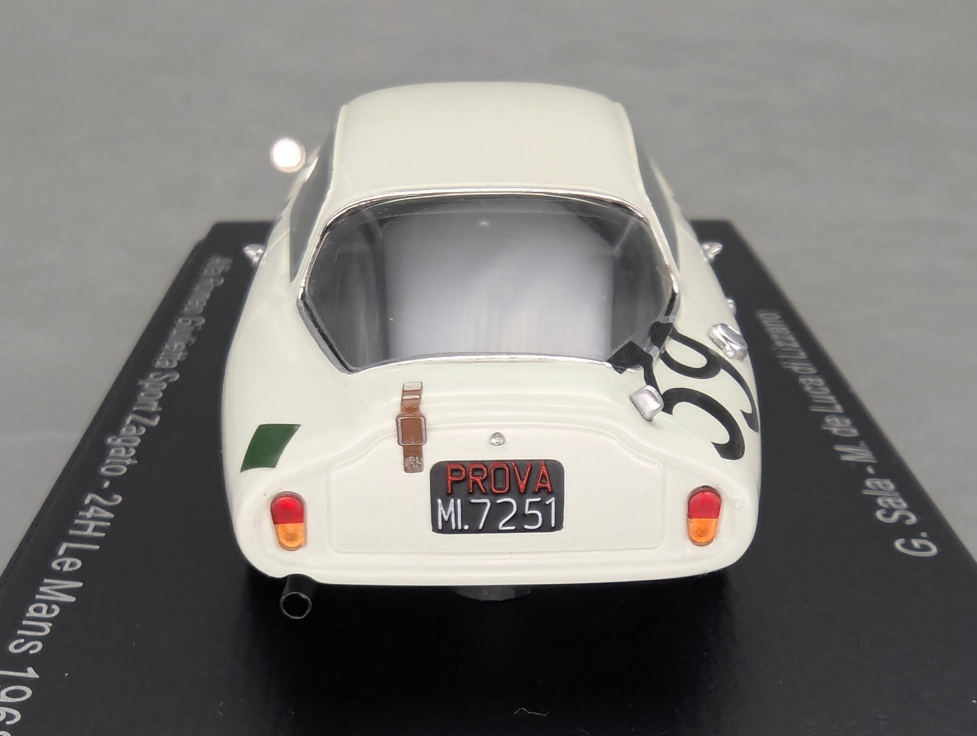 Modellautos 1:43 Spark S9050 Alfa Romeo Giulietta Sport Zagato 24h Le Mans 1962 #39 OVP
