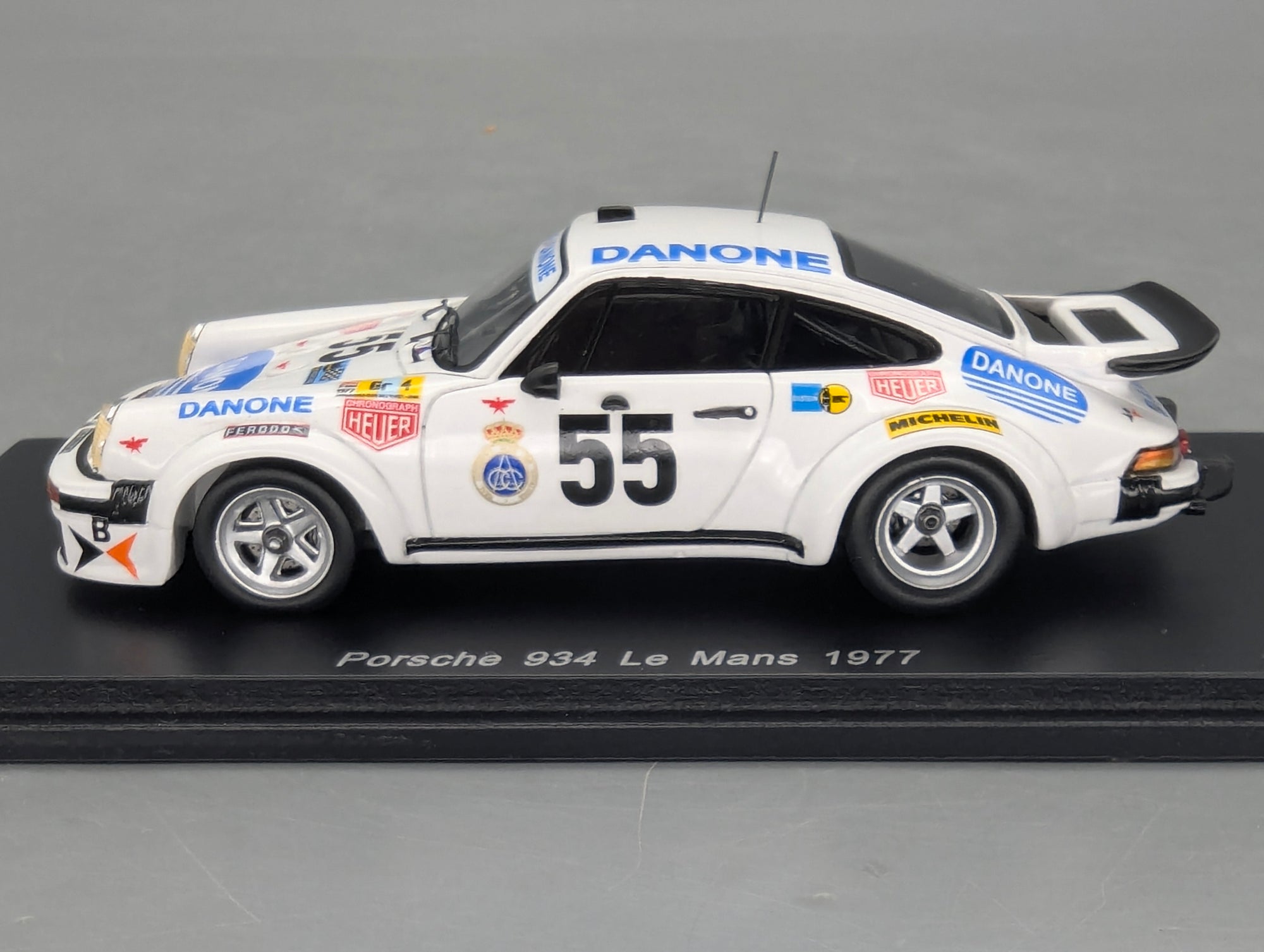 Modellautos 1:43 Spark S5090 Porsche 934 24h Le Mans 1977 #55 mit OVP
