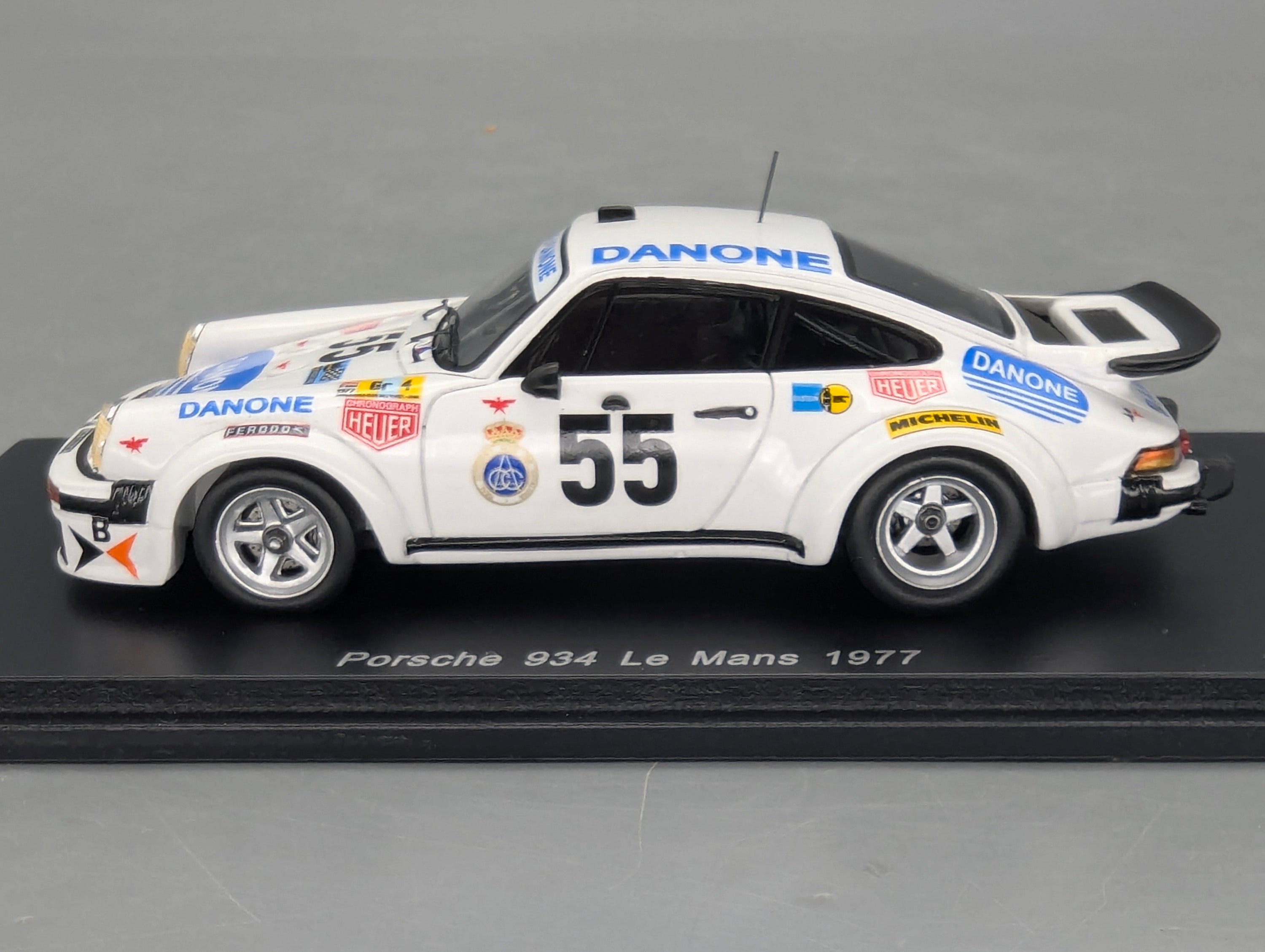 Modellautos 1:43 Spark S5090 Porsche 934 24h Le Mans 1977 #55 mit OVP