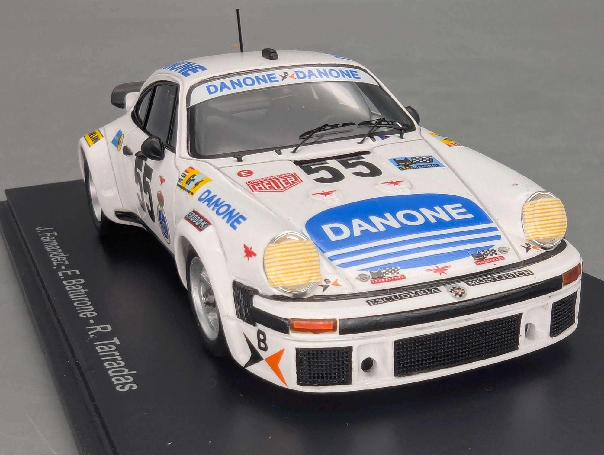 Modellautos 1:43 Spark S5090 Porsche 934 24h Le Mans 1977 #55 mit OVP