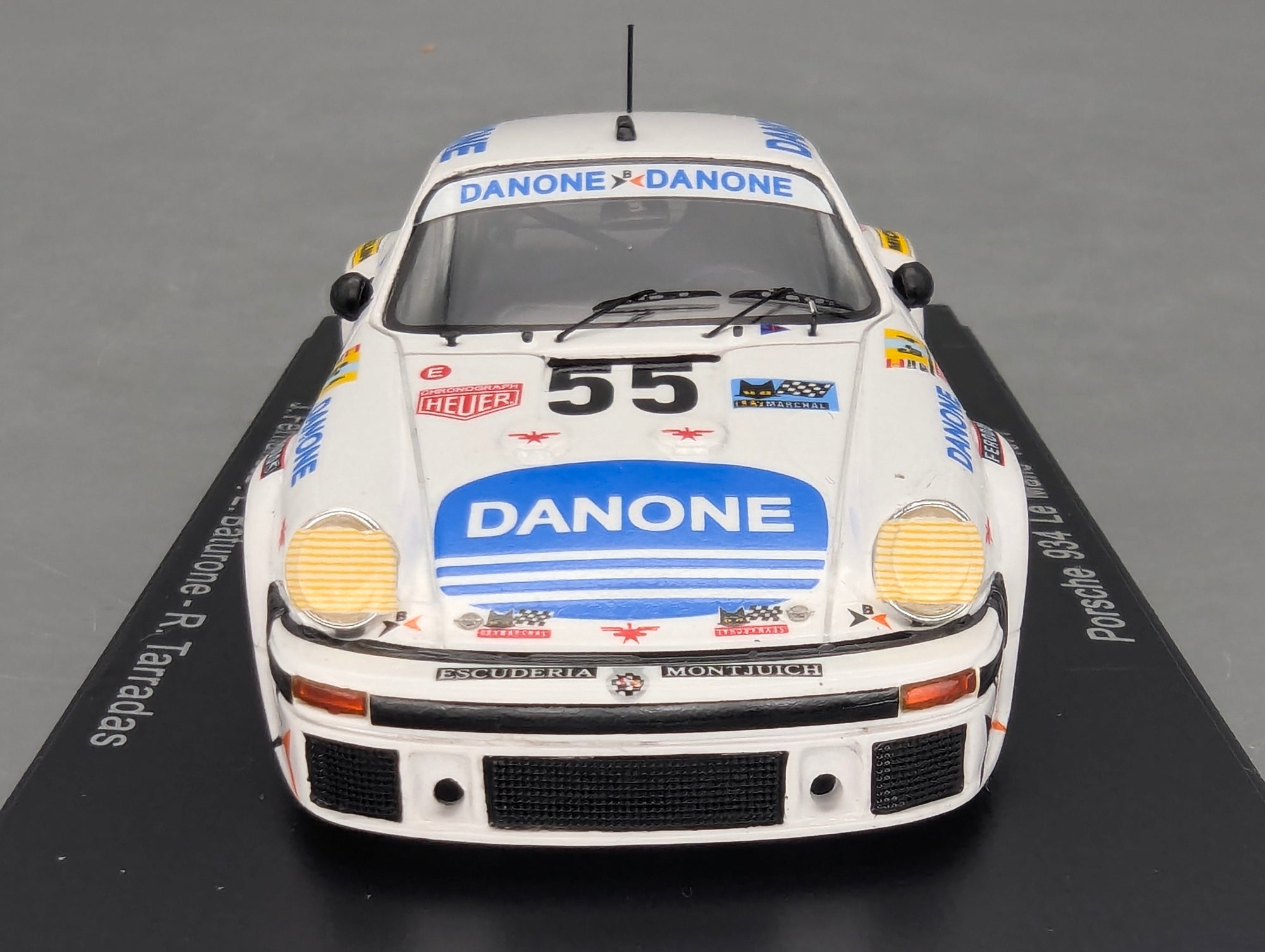 Modellautos 1:43 Spark S5090 Porsche 934 24h Le Mans 1977 #55 mit OVP